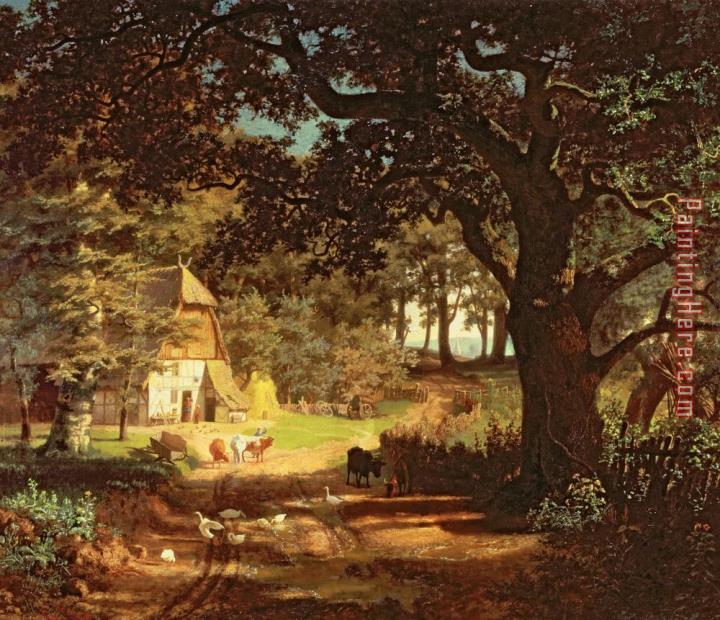 Albert Bierstadt The House in the Woods